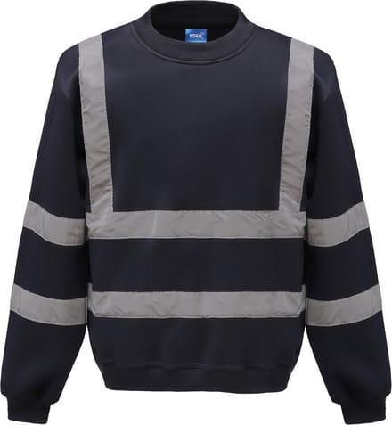 Yoko Signalisatie Sweatshirt YHVJ510 - Navy - M