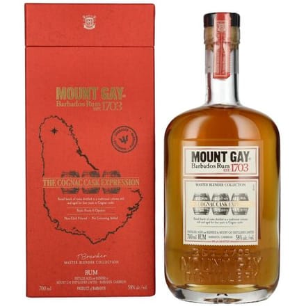 Mount Gay Rum Mount Gay The Cognac Cask Expression MASTER BLENDER COLLECTION 58% Vol. 0,7l in geschenkverpakking