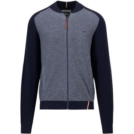 Fynch-Hatton Vest Cardigan College Colorblock Navy / male