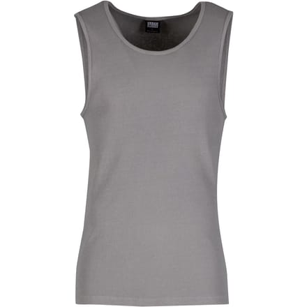 Urban Classics - Washed Rib Tanktop - 3XL - Grijs