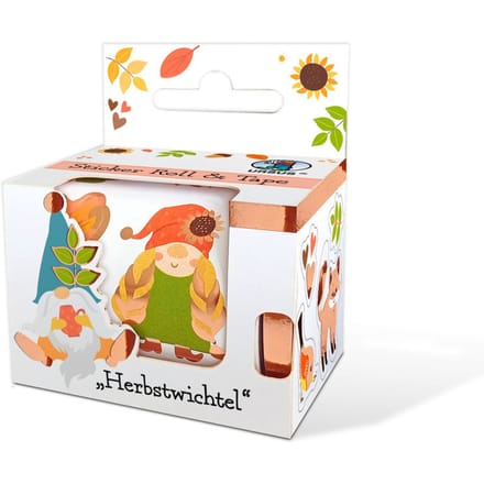 Stickerrol - Herfst kabouter