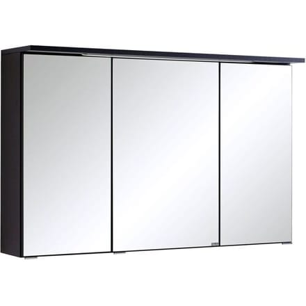 HELD Badkamer spiegelkast Bologna 3D (LED-inbouwlamp, Donkergrijs, 100 cm)