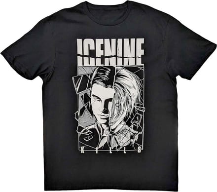 Ice Nine Kills - Shower Scene Split Face Heren T-shirt - S - Zwart