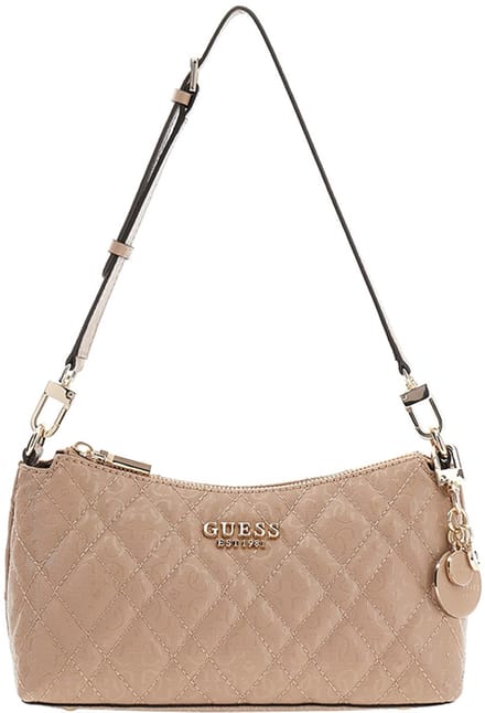 Guess Isemay Medium Schoudertas Dames - Imitatieleer - Bruin