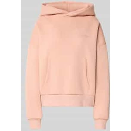 Hoodie met extra brede schouders en kangoeroezak