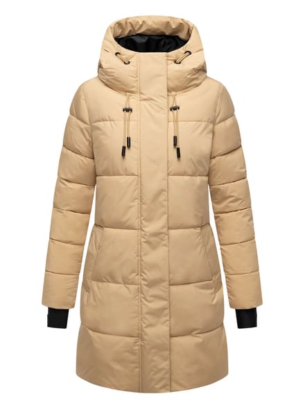 Marikoo dames winterjas met capuchon & fleecevoering – Kaituu