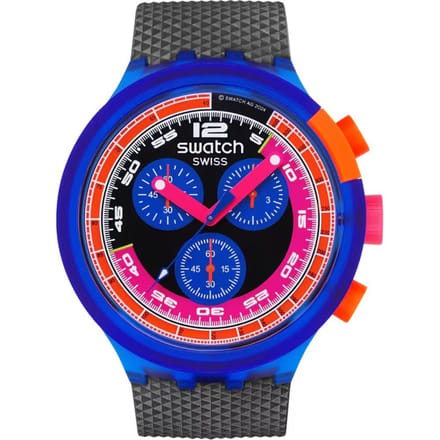 Swatch NEON PARTY TO THE MAX SB06N102 Zwart Polshorloge,
