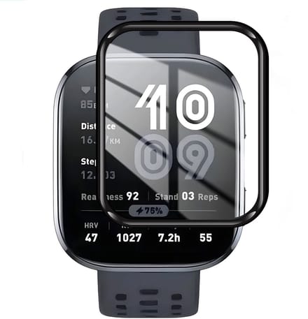 Screenprotector Amazfit Bip 6 – Volledige Cover – Hoge kwaliteit screen protector – Amazfit Bip 6 Accessoire – PMMA Screenprotector – 1 stuks – TechDefend