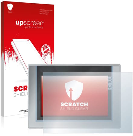 upscreen - Screenprotector voor Siemens Simatic TP1200 Comfort - Folie Beschermfolie transparant