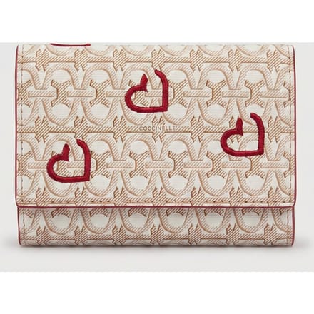 Coccinelle Metallic San Valentino Multi Blanco/sang Taglia: OS | Pochette Outlet | Donna