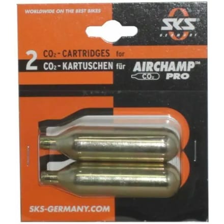 SKS CO2 patroon Airchamp PRO 16 gram (2 stuks) - Fietsgereedschap