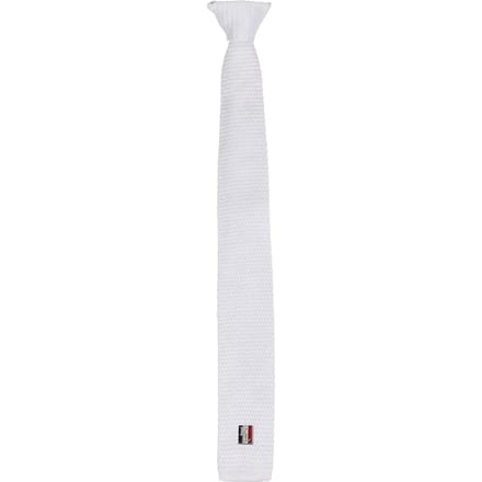 Kingsland - Stropdas - Heren - met Clip - Wit - Onesize