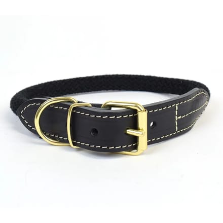 Duvo+ EXPLOR Forest Halsband Nylon Zwart M - 41-49cm/14mm
