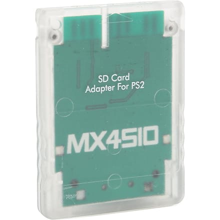 Opslagkaartadapter Transparant Plug and Play Professionele Gameconsole Geheugenkaartlezer voor PS2 white