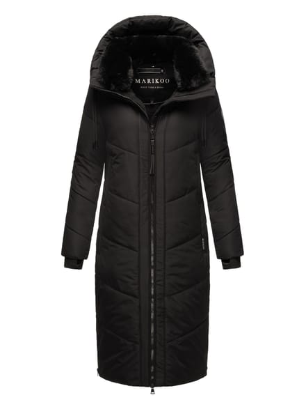 Marikoo Nadaree dames winterjas – lang, warm & met capuchon