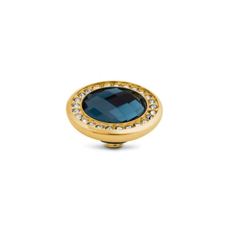 Melano Vivid Crystal CZ Steentje Montana Goud