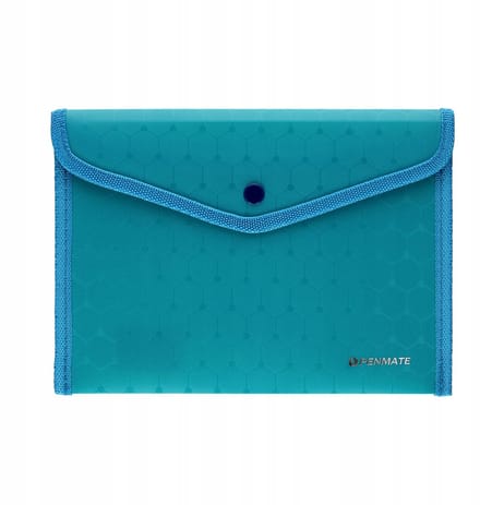 Penmate A5 Lux Kaart met Drukknoop - Sterk Blauw