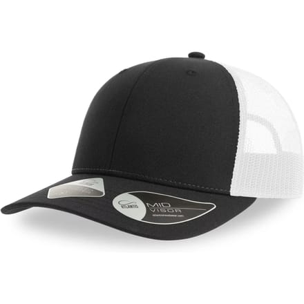 Atlantis Headwear Bryce Cap AT106 - Black/White - One size