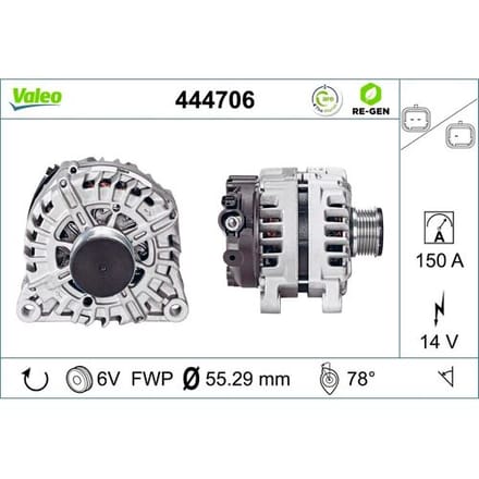 Driefasige generator VALEO RE-GEN AT VALEO 444706