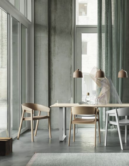 Muuto - Cover stoel met leerbekleding - Leer cognac - bruin