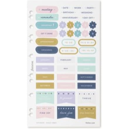 Filofax stickers - good vibes