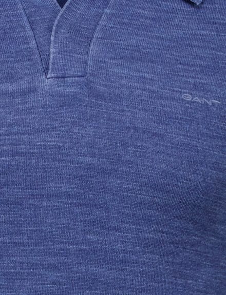 Gant poloshirt korte mouw blauw