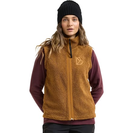 Dames mouwloze fleece met rits Didriksons Kiana