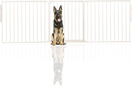 Bettacare Hondenhek Meerdere Panelen, Tot 226cm Breed, Wit, 70cm H