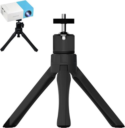 Mini Projector Statief - Camera Houder - Stabiele Opnames - 360 Graden Verstelbaar - 20 Centimeter Hoog - Zwart