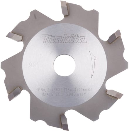 Makita B-48832 Specialized Cirkelzaagblad - 118 x 20 x 6T - Aluminium