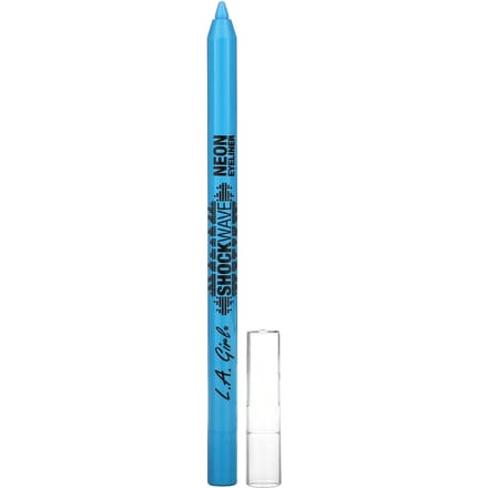 L.A. Girl, Shockwave Neon Eyeliner, Gp735 Electric, 1.2G(0.04Oz) blue