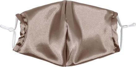 Beauty Pillow® Satijnen Mondmasker - Wasbaar - Taupe