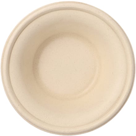 50 Schalen, suikerriet pure 380 ml Ø 15,5 cm · 4,6 cm natuur