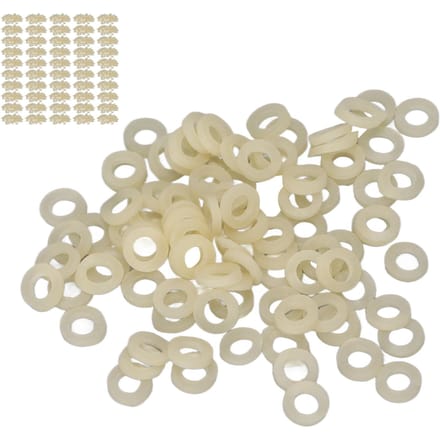 5000 stuks 18 inch 3,5 oz Elastiekjes Multifunctioneel Elastisch Orthodontisch Accessoire voor Hondentrimmen beige