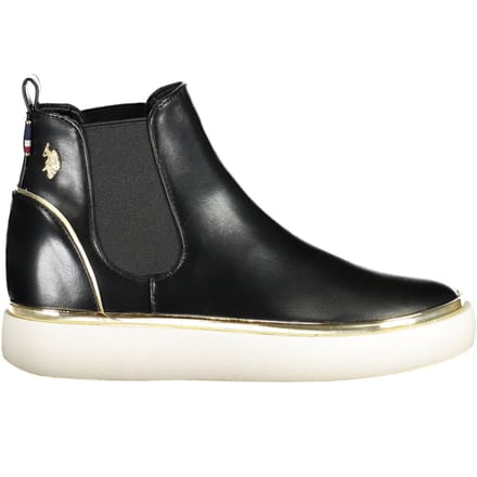 U.S. Polo Assn. Zwarte Tienerlaars