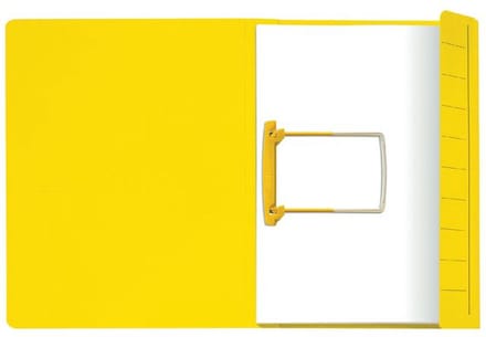 Clipmap Secolor folio 1 klep 270gr geel | 50 stuks