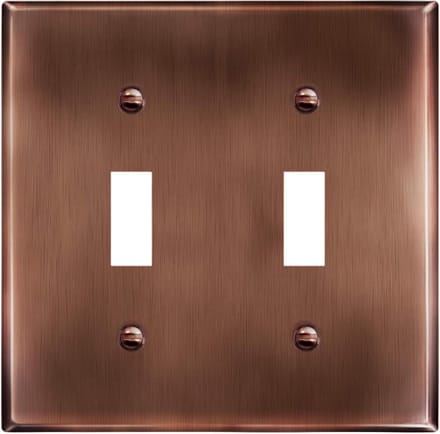 Buitentrap Leuning - Metaal Handgreep - Veilige Trappen - Aanpasbare Lengte - 25 cm Breed - Antiek Koper