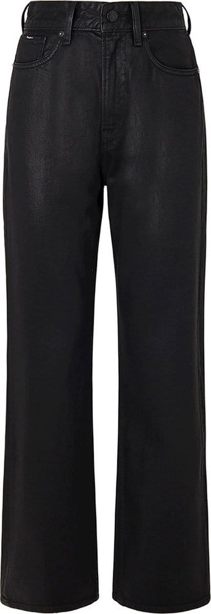 Pepe Jeans Coated Straight Fit Spijkerbroek Zwart 28 / 30 Vrouw