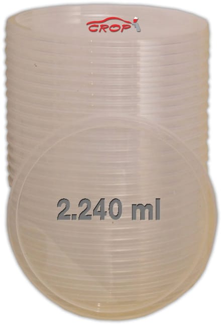 Deksels voor FINIXA Mengbekers 2240ml - 50 stuks