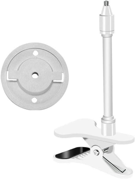 Flexibele Klembevestiging - Verstelbare Camera Houder - Veilige Bevestiging - Schadevrij Ontwerp - 18 cm - Wit