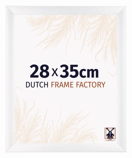 Fotolijst 28x35 cm - MDF - Wit Mat - Praag