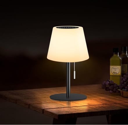 Quantixx Tafellamp - Solar - Usb-C - RGB - IP65 - Lichtsensor - Afstandsbediening