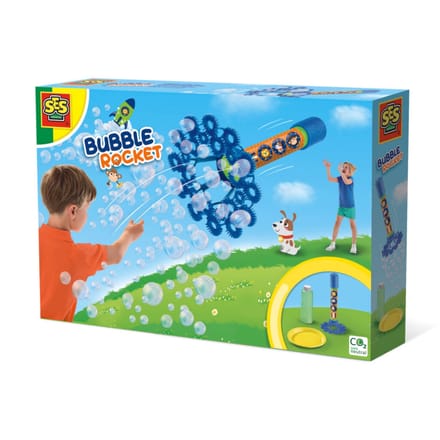 SES Creative Bubble Raket Bellenblaas om te Bouwen - 200 ml - Vanaf 3 Jaar - Goed Uitwasbaar - Schoencadeautjes Sinterklaas