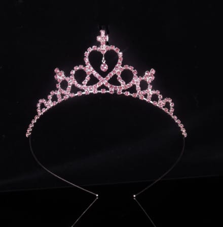 Tiara Prinses - Kroontje Meisje - Roze - vanaf 4 jaar