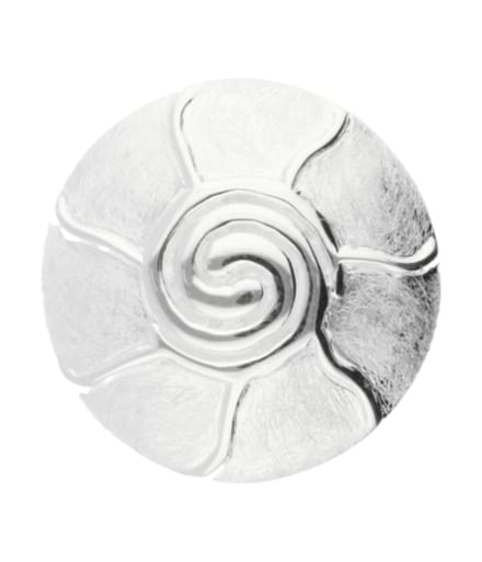 Zilveren Keltische Zon bol kettinghanger