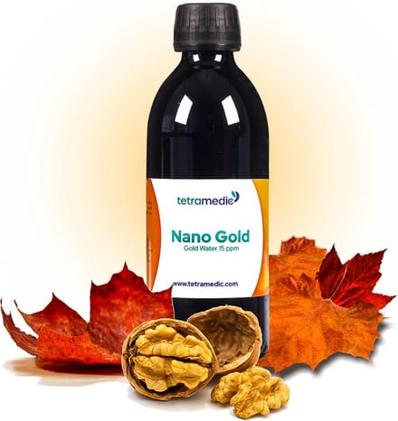 Colloïdaal Goudwater / Nano Goud - Tetra Gold - 250ml - 15ppm