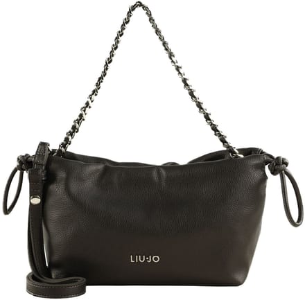 LIU JO schoudertas Stilly ECS Crossbody Bag Anthracite Metallic antraciet