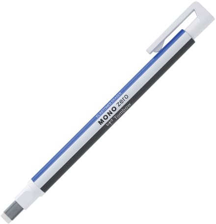 Tombow Mono zero - Gumvulpotlood - Rechthoekige gum - Navulbaar - 1 stuk
