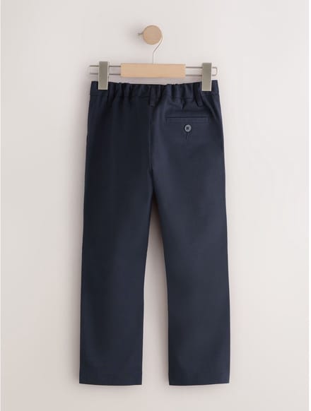 Next - Jongens - Formele skinny schoolbroeken met stretchy elastische tailleband - Blauw