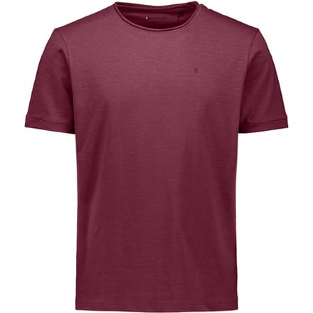 No Excess T-shirt Crewneck Slub Dark Wine Maat: S | Basic T-Shirts Outlet | Heren